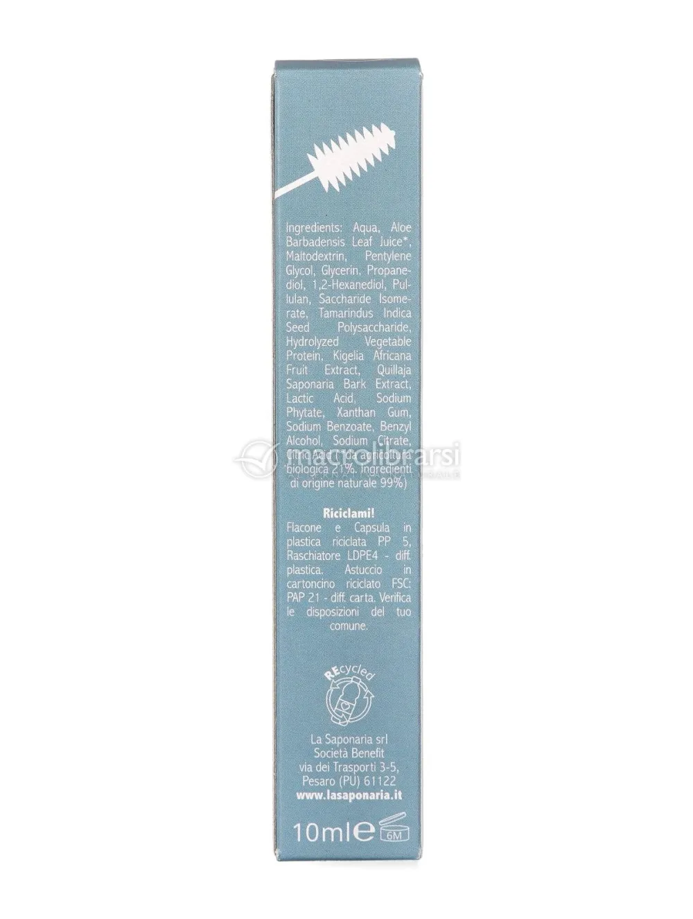 laSaponaria Gel para modelar as sobrancelhas com Phyto-keratin BIO - transparente (10 ml) - fixa a forma das sobrancelhas