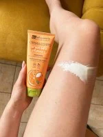 laSaponaria Creme corporal hidratante com óleo de argão BIO e vit. C 200 ml - para uma pele radiante e macia