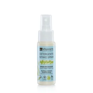 laSaponaria Spray íntimo sem enxaguar com chá verde BIO (50 ml) - higiene íntima rápida a qualquer hora e em qualquer lugar