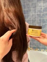 laSaponaria Máscara anti-frizz para o cabelo com aloe vera e ácido hialurónico (200 ml) - ajuda para a cabeleira ressequida