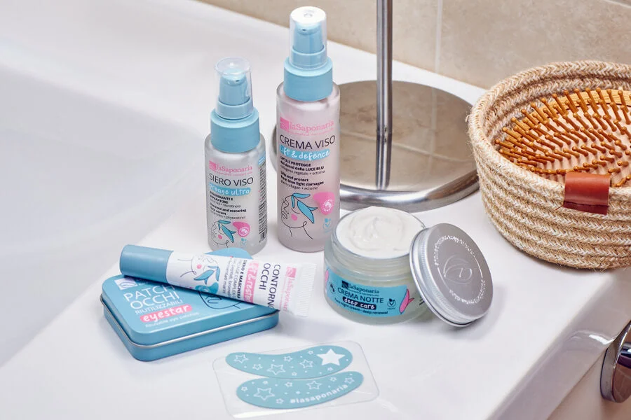 laSaponaria Creme de noite facial Deep Care para pele madura BIO (50 ml) - renovação profunda durante o sono