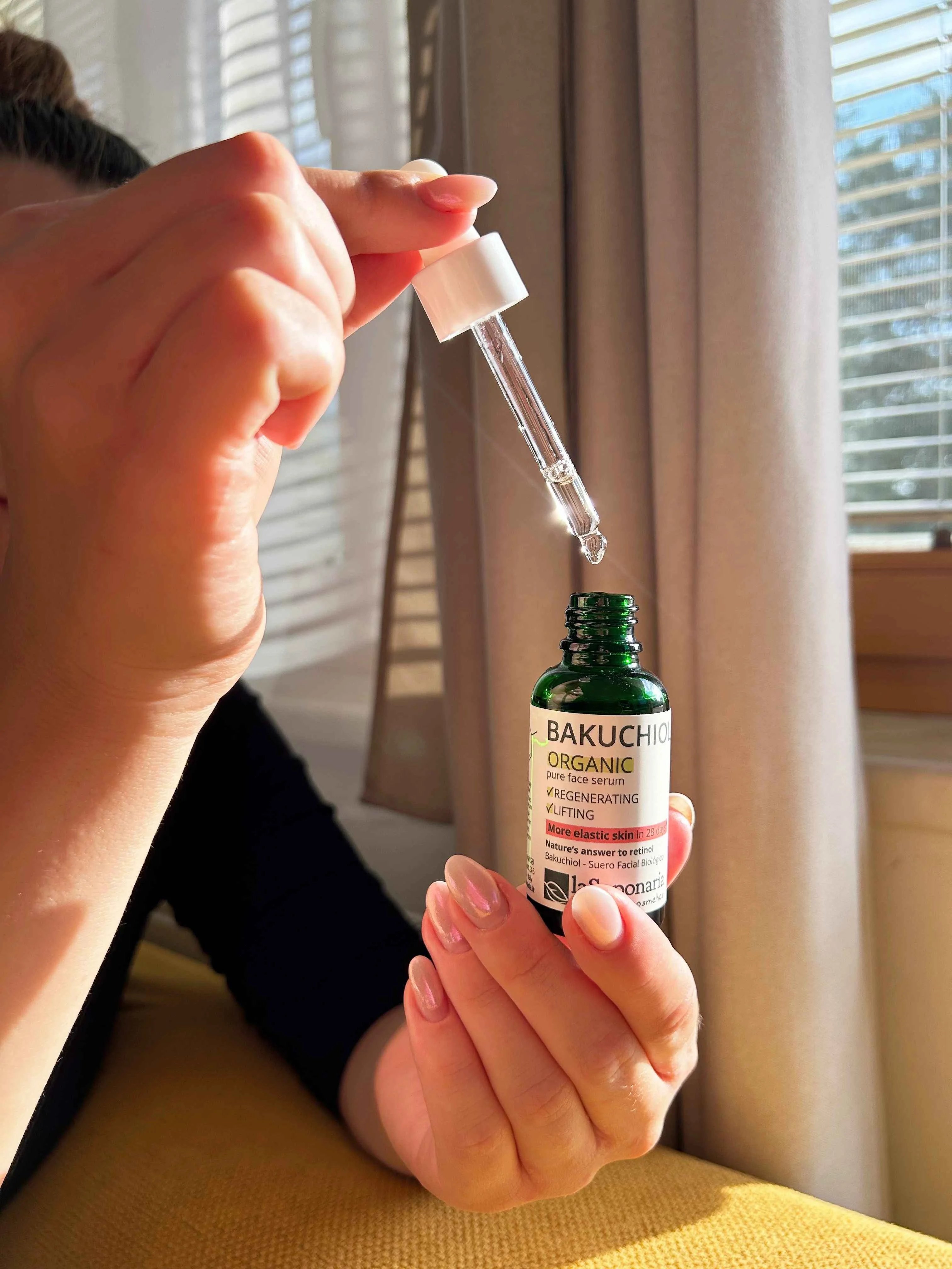 laSaponaria Sérum Facial - Bakuchiol BIO (30 ml) - para uma aparência jovem da pele