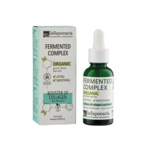 laSaponaria Sérum facial - Complexo fermentado BIO (30 ml) - para uma pele mais elástica, radiante e lisa