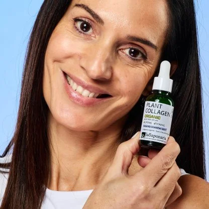 laSaponaria Sérum facial - Colagénio vegetal BIO (30 ml) - para uma pele mais lisa e firme