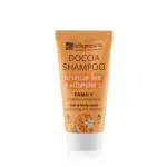 laSaponaria Gel de duche e champô 2 em 1 com laranja BIO e vit. C para toda a família 500 ml - com fragrância doce e revigorante