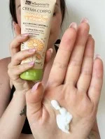 laSaponaria Creme corporal com calêndula biológica e prebióticos para pele sensível (200 ml) - nutre, acalma e hidrata