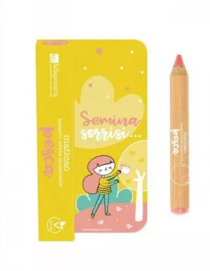 laSaponaria Bálsamo labial com cor em lápis Maticao - Pêssego (2,5 g)
