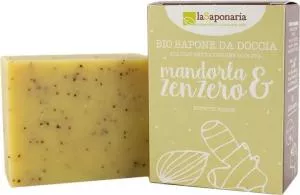 laSaponaria Sabão sólido de azeitona BIO - Amêndoa e gengibre (100 g)