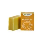 laSaponaria Sabonete sólido de azeite BIO - Calêndula e Aveia (100 g) - adequado para o corpo e o rosto