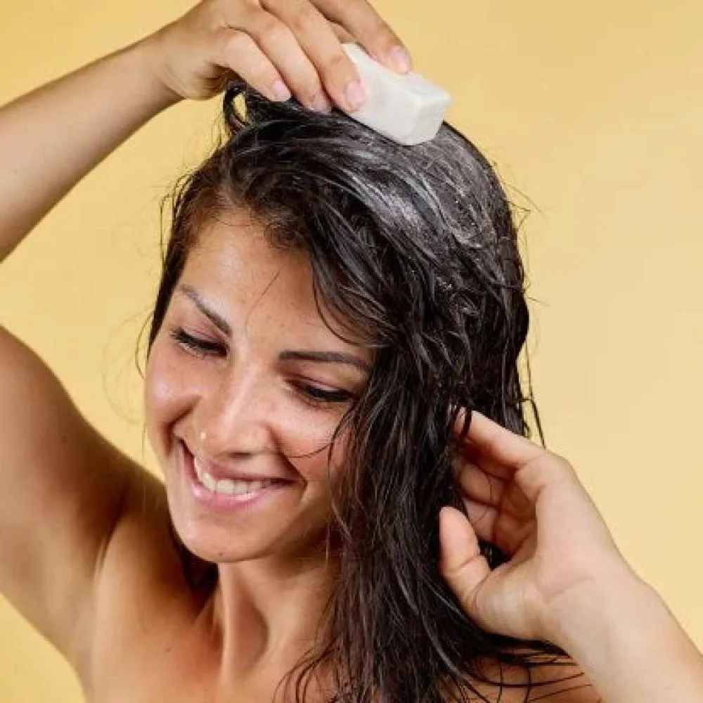 laSaponaria Champô sólido fortalecedor e suavizante (50 g)