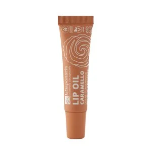 laSaponaria Óleo nutritivo para lábios com caramelo BIO - Warm Nude (12 ml) - para lábios brilhantes e profundamente nutridos