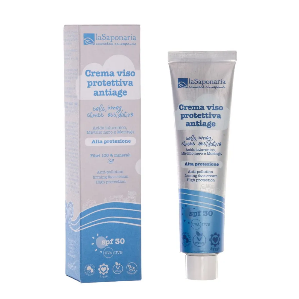 laSaponaria Creme firme e protector da pele FPS 30 BIO (40 ml)