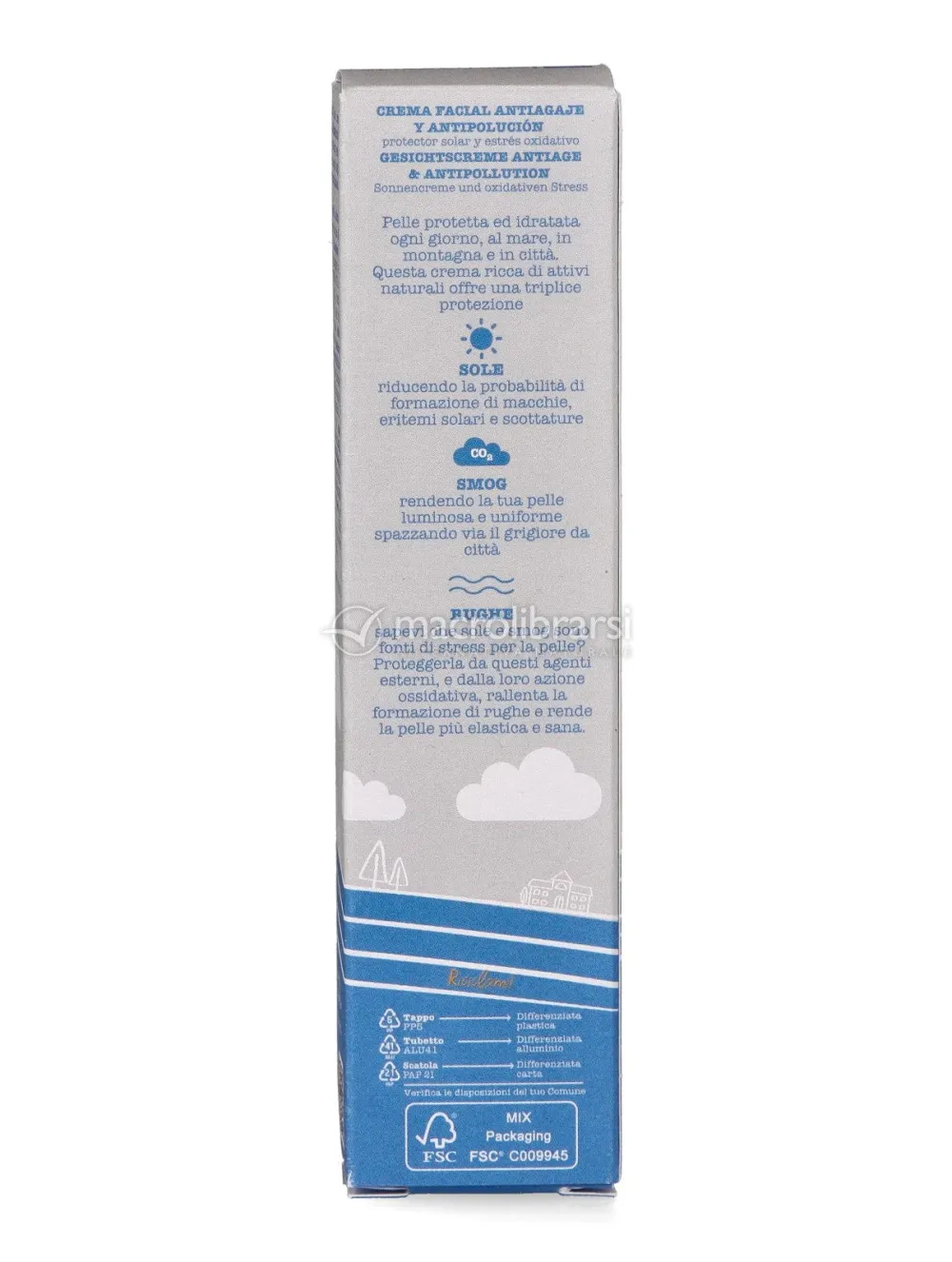 laSaponaria Creme firme e protector da pele FPS 30 BIO (40 ml)