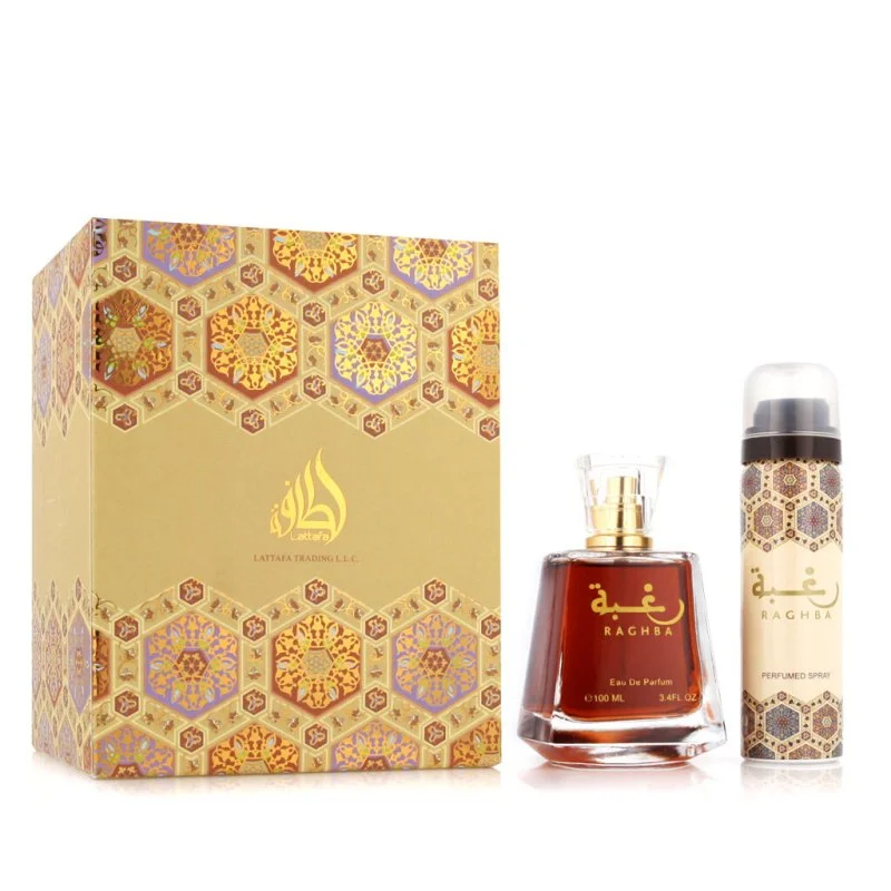 Raghba Água de Perfume unissexo 100 ml + DEO em spray 50 ml