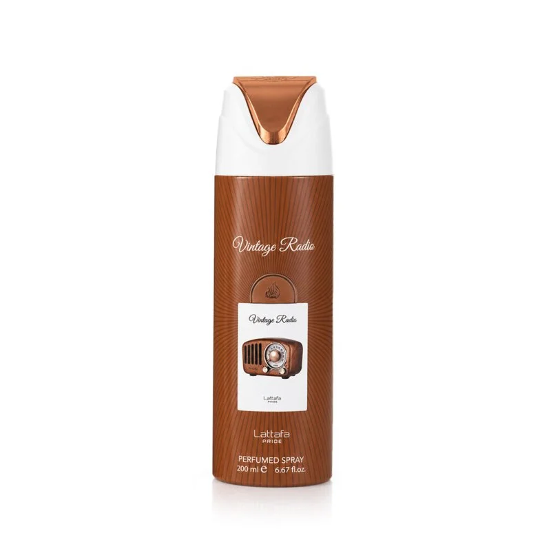 Pride Vintage Radio desodorizante em spray unissexo 200 ml