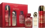 Badee Al Oud Sublime conjunto de presente - 100 ml + Spray Perfumado 200 ml + Bruma Capilar água perfumada 50 ml