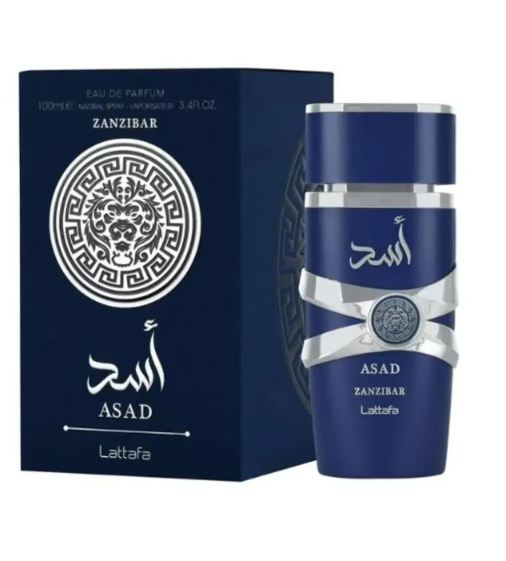 Asad Zanzibar eau de parfum para homens 100 ml