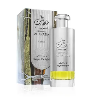 Lattafa Khaltaat Al Arabia Royal Delight Silver eau de parfum para homens 100 ml