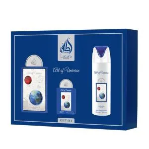 Lattafa Pride Art Of Universe EDP 100 ml + EDP 20 ml + DEO em spray 200 ml UNISEX