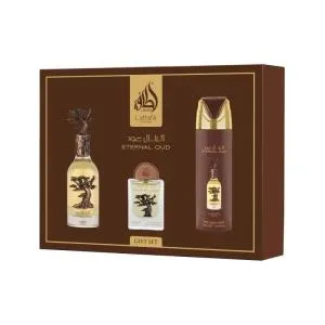 Lattafa Lattafa Pride Eternal Oud EDP 100 ml + EDP 20 ml + DEO em spray 200 ml UNISEX