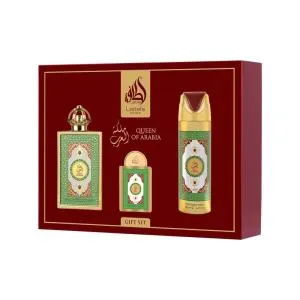 Lattafa Pride Queen Of Arabia EDP 100 ml + EDP 20 ml + DEO em spray 200 ml W
