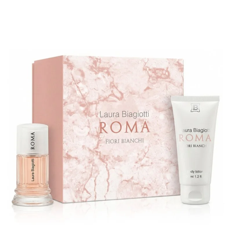 Roma Fiori Bianchi água de toilette para mulheres 25 ml + loção corporal 50 ml