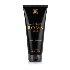 Laura Biagiotti Roma Uomo Nero Estremo gel de duche para homem
