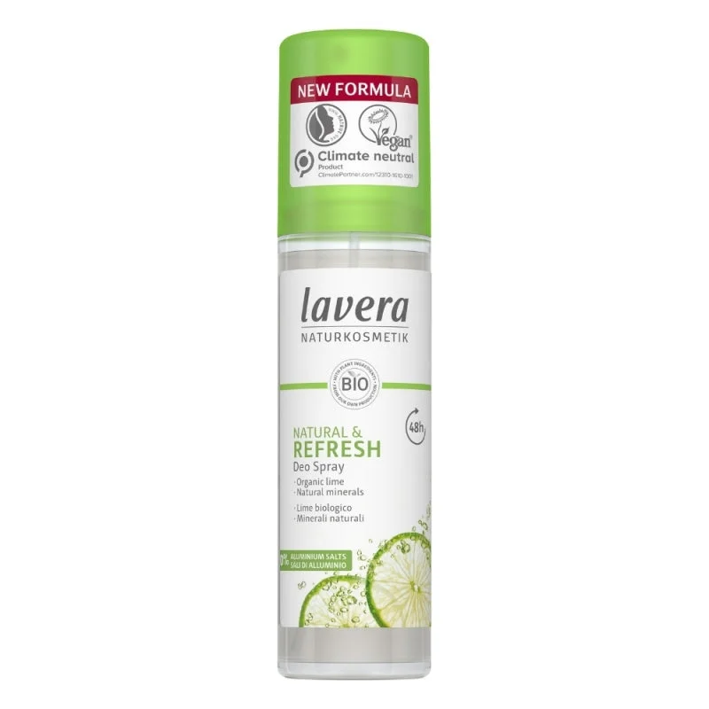 Lavera Desodorizante em spray Refresh - lima (75 ml) - proteção até 48 horas