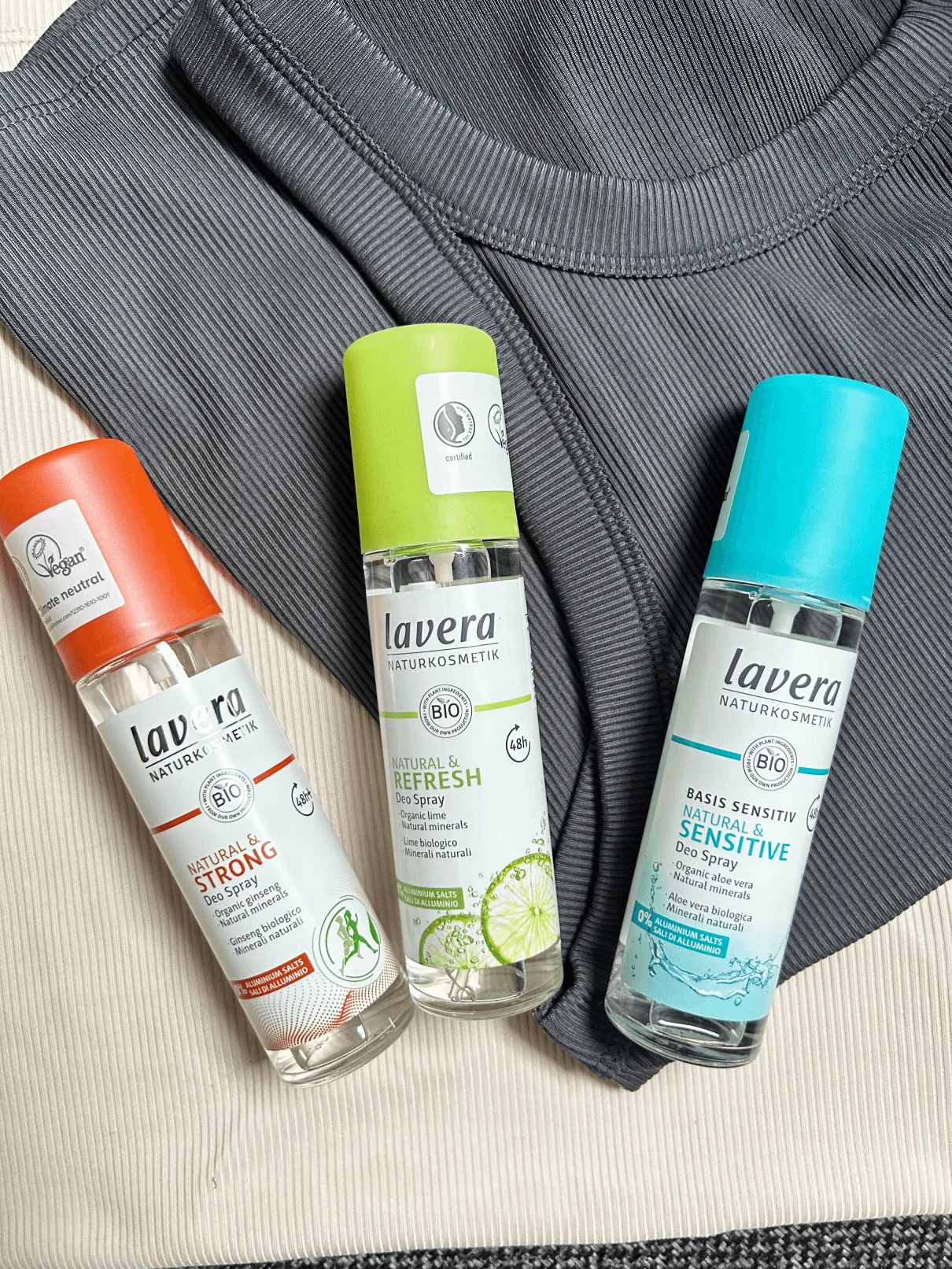 Lavera Desodorizante em spray Refresh - lima (75 ml) - proteção até 48 horas