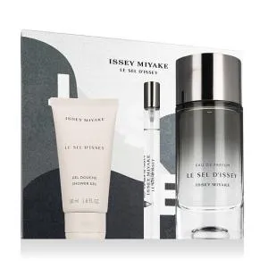 Issey Miyake Le Sel d’Issey 100 ml + EDP MINI 10 ml + Gel de Banho eau de parfum para homens