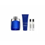 Legend Blue 100 ml + gel de duche para corpo e cabelo 100 ml + EDP MINI 2 x água de perfume para homem 8 ml