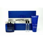 Legend Blue 100 ml + gel de duche para corpo e cabelo 100 ml + EDP MINI 2 x água de perfume para homem 8 ml