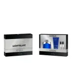 Legend Blue 100 ml + gel de duche para corpo e cabelo 100 ml + EDP MINI 2 x água de perfume para homem 8 ml