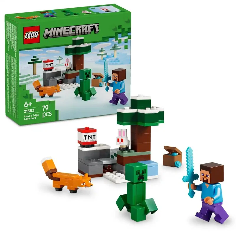 Minecraft® 21583 Steve e a aventura na taiga