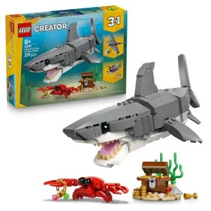 LEGO® Creator 3 em 1 31381 Tubarão Selvagem e Baú do Tesouro
