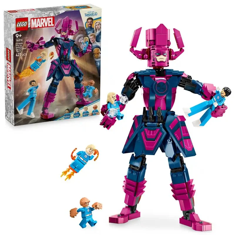 ǀ Marvel 76316 Quarteto Fantástico vs. figura para construir do Galactus