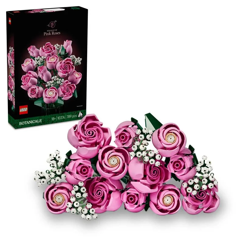 10374 Ramo de rosas cor-de-rosa