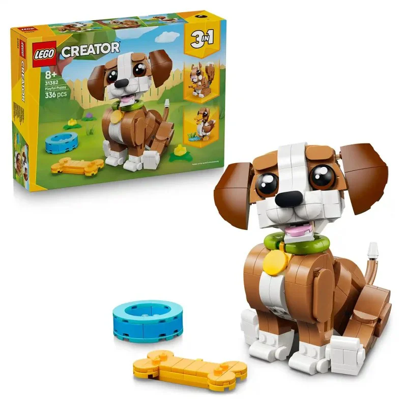 Creator 3 em 1 31382 Animais fofos: Cachorrinho fofo