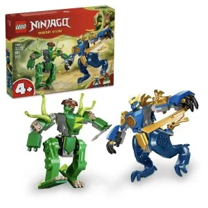 LEGO® NINJAGO® 71853 Jay e a batalha no traje robótico de dragão