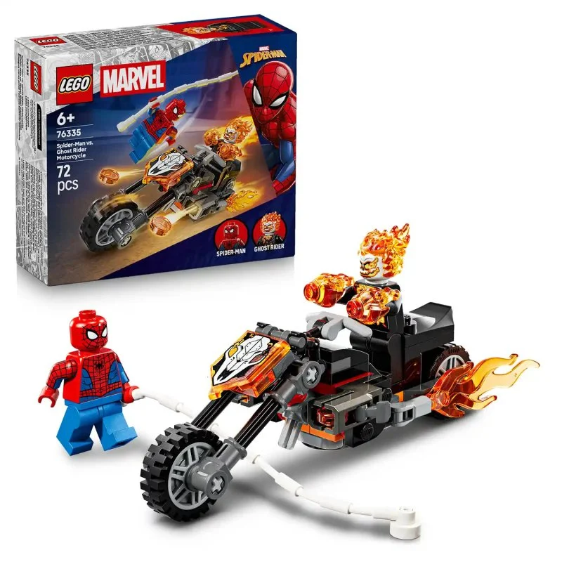 ǀ Marvel 76335 Spider-Man vs. Ghost Rider na motocicleta