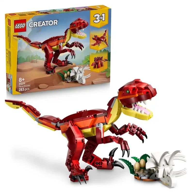 Creator 3 em 1 31379 Dinossauro Selvagem