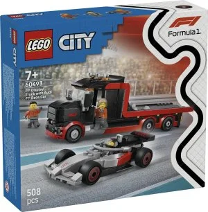 LEGO® City 60493 Camião de Exposição F1® com carro de corrida Audi F1®