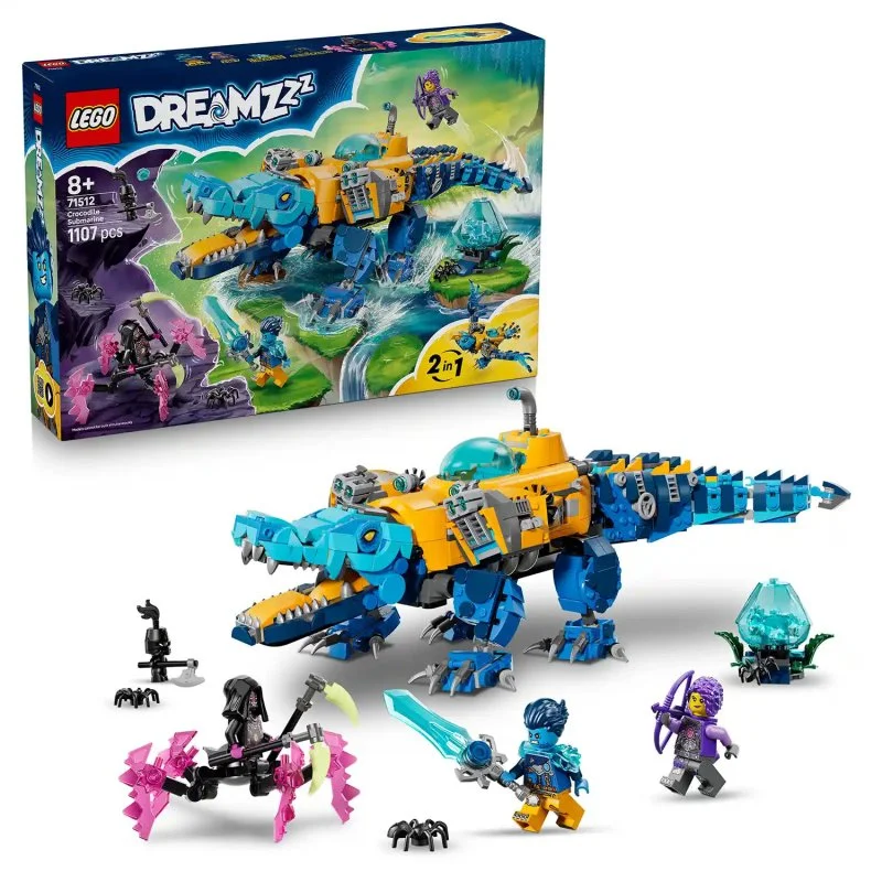 DREAMZzz™ 71512 Submarino Crocodilo
