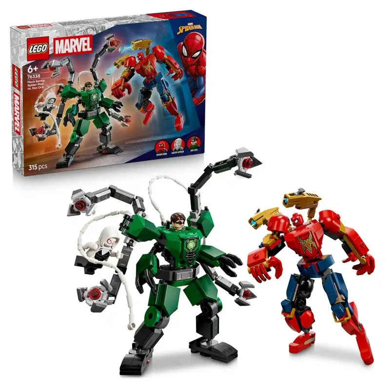 ǀ Marvel 76338 Batalha de robôs: Spider-Man vs. Doc Ock