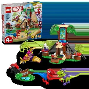 LEGO® Marvel Spidey e Seus Amigos Espetaculares 11200 Spidey, Gobby e a batalha com o raptor na base da árvore