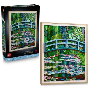 LEGO® Art 31220 Claude Monet – Ponte sobre a lagoa com nenúfares