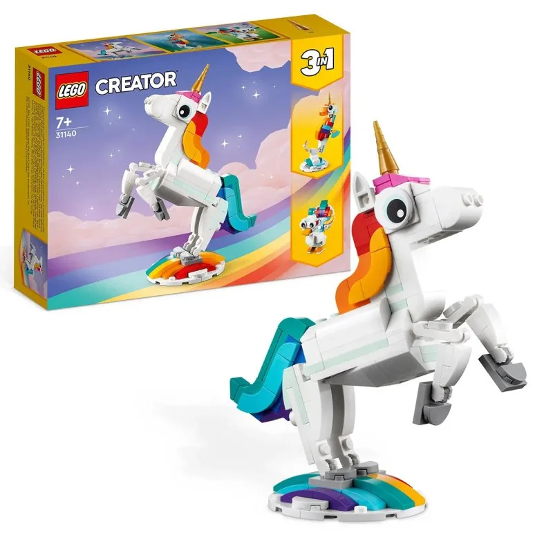 Creator 3 em 1 31140 Unicórnio Mágico