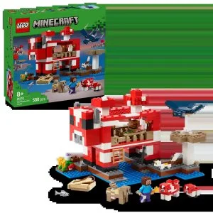 LEGO® Minecraft® 21270 Casa da Vaca-Cogumelo