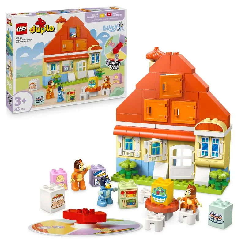 DUPLO® 10459 Casa da Bluey e jogo da memória