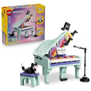 LEGO® Creator 31392 Decoração musical: Piano com gato